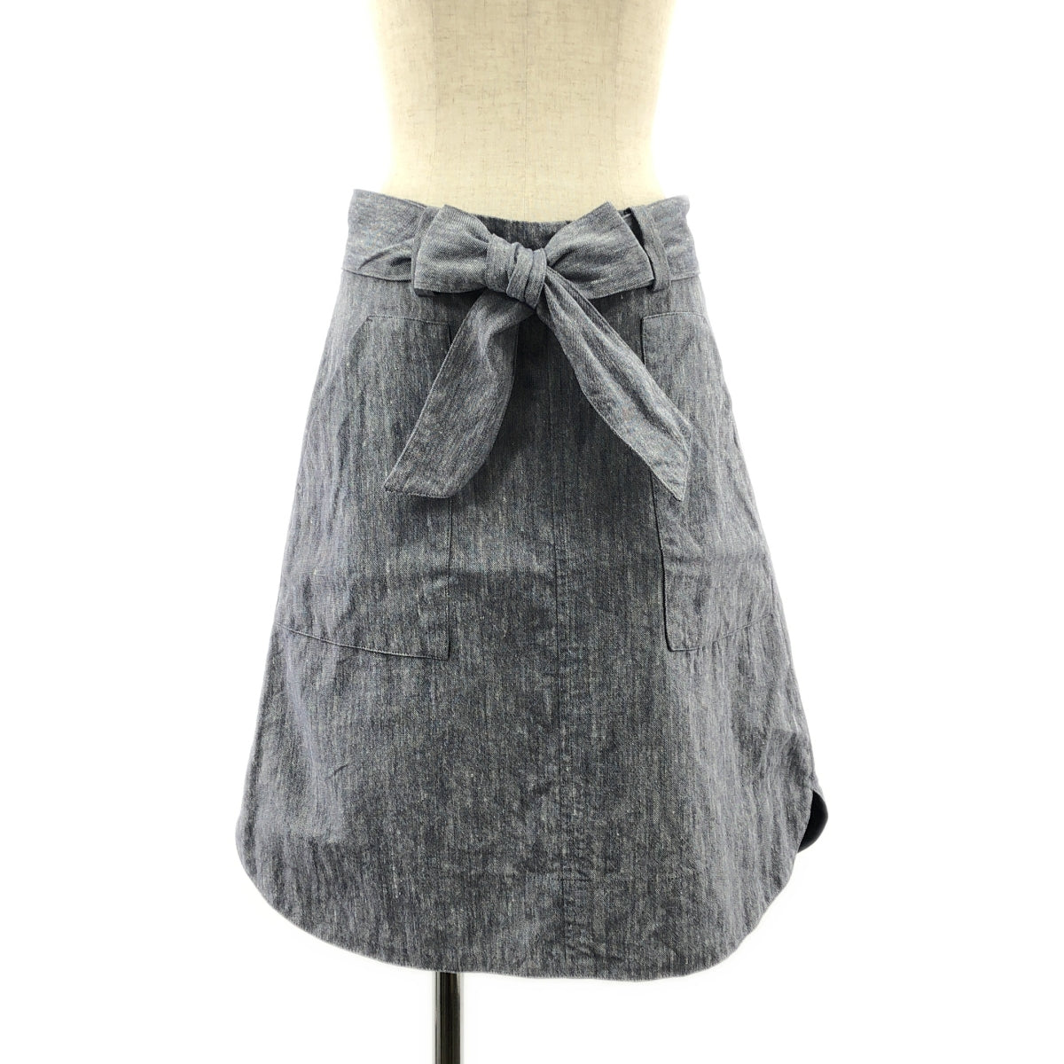 Drawer / ドゥロワー | リネン混 コットン ラウンド スカート | 36