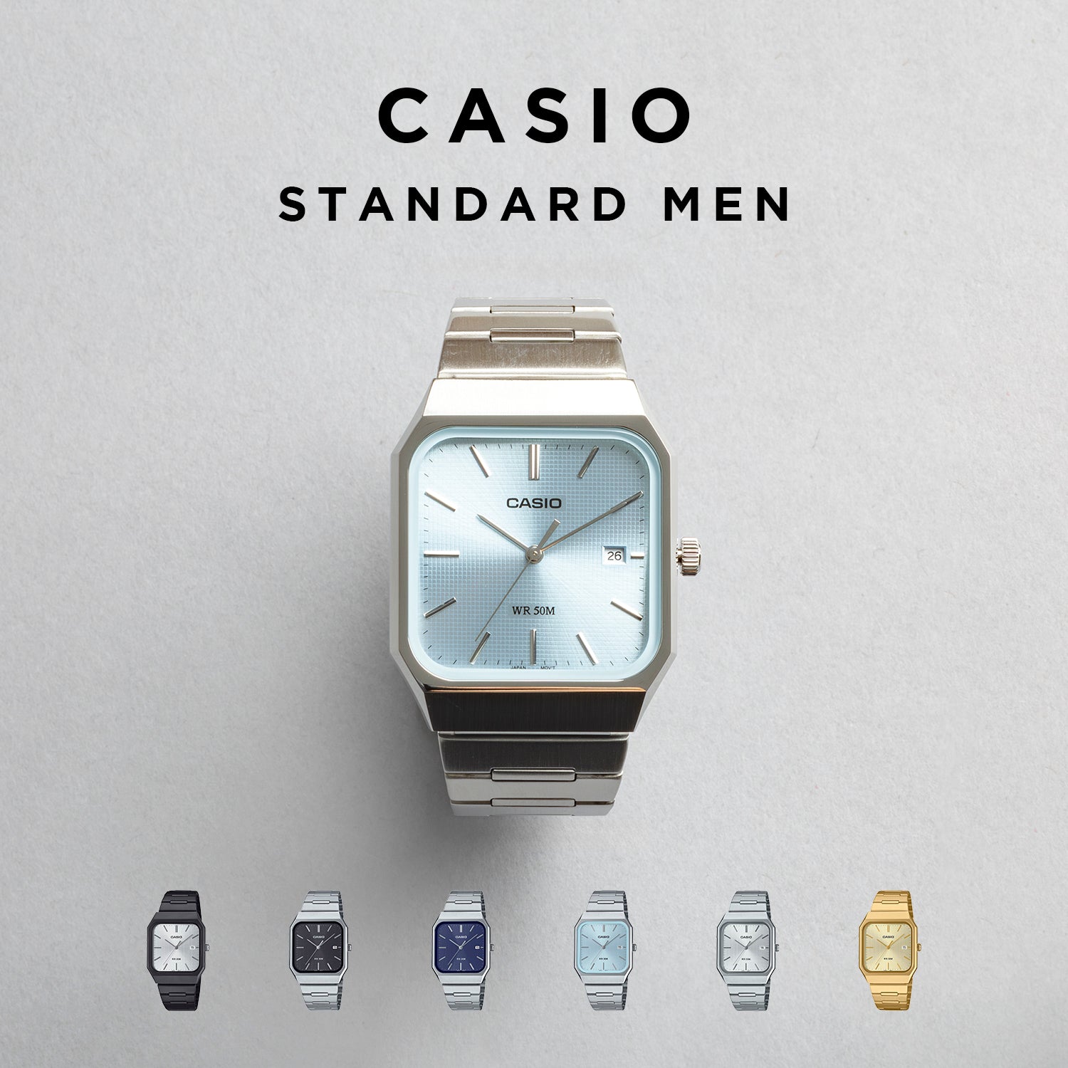 CASIO カシオ MTP-B185D メンズ 腕時計 5気圧防水 10年保証