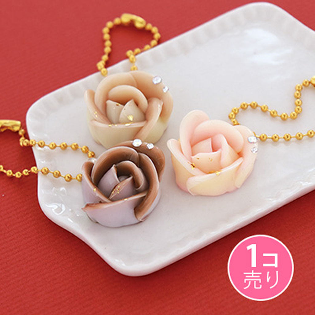 バラ型チョコレート風キーホルダー／1個売り – SUNHOSEKI