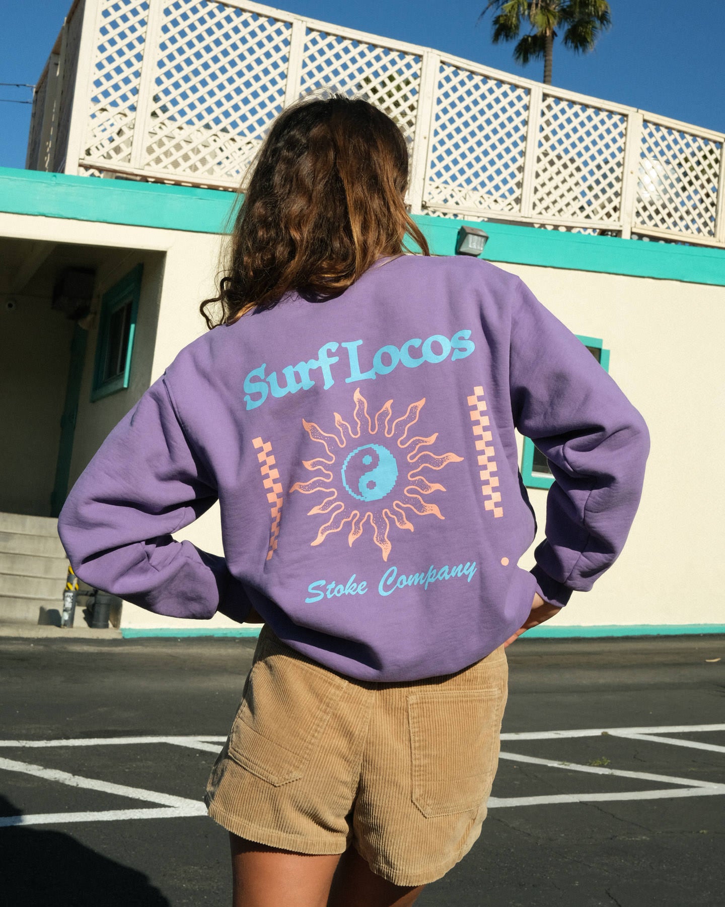 Sunbaked Crewneck - Surf Locos