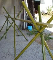 SKK 流しそうめん用 プラ竹（黄竹）」【SKK佐々木工業】