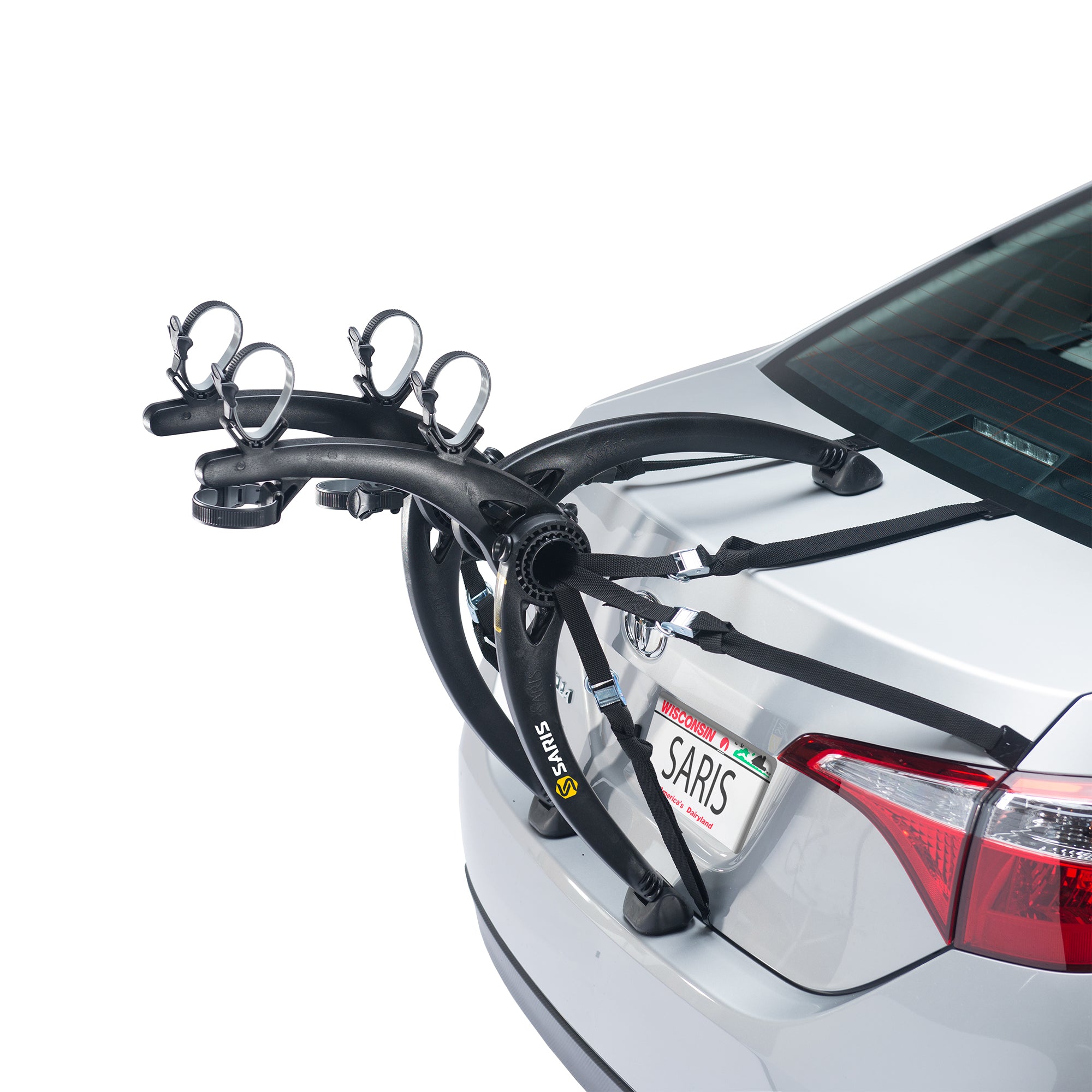 Saris Bones 2-Bike Trunk Rack | Easy & Secure Transport for 2 Bikes