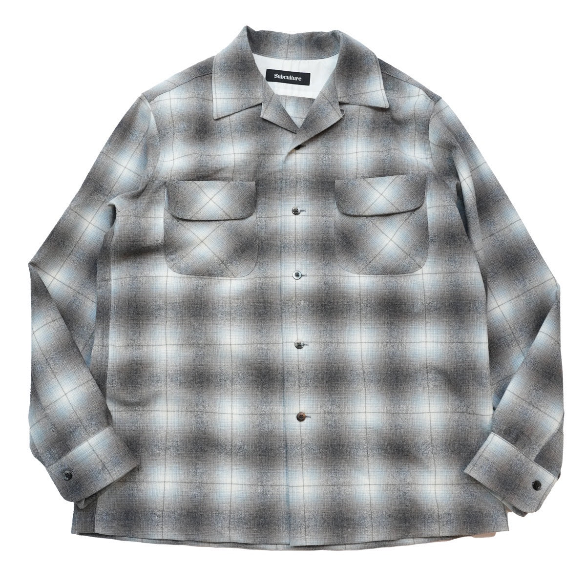 WOOL CHECK SHIRT / IVORY – SC WEB STORE