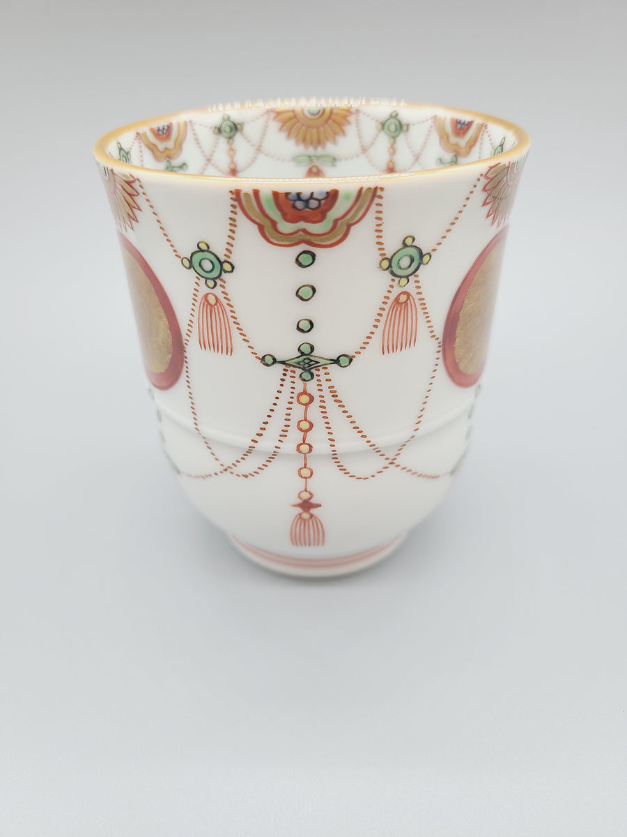 現代陶器作家 日本工芸会正会員 西田宣生作 墨彩ぐい呑 酒呑 盃 酒盃 共箱