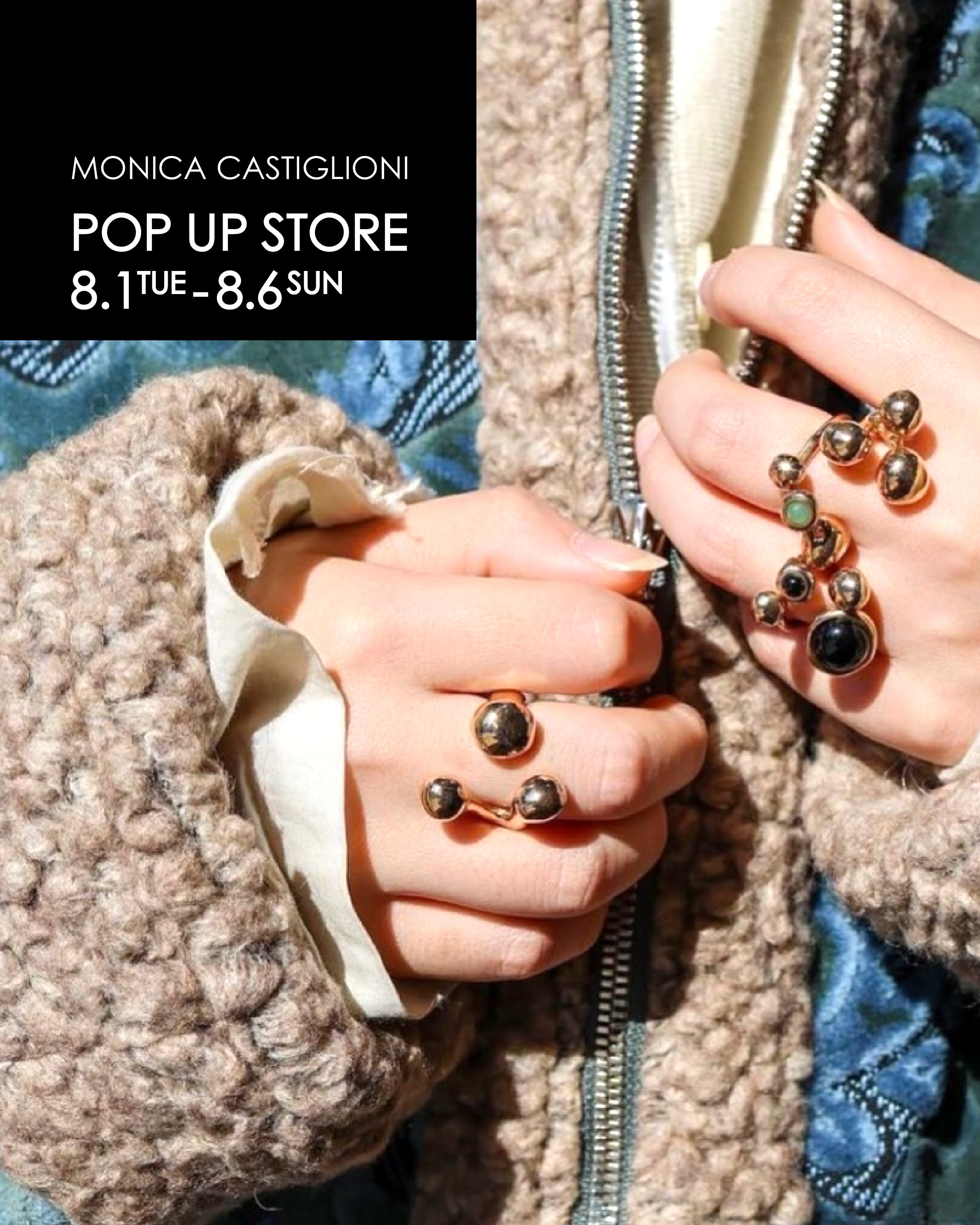 Monica Castiglioni POP-UP STORE @ Preloved – Shinzone