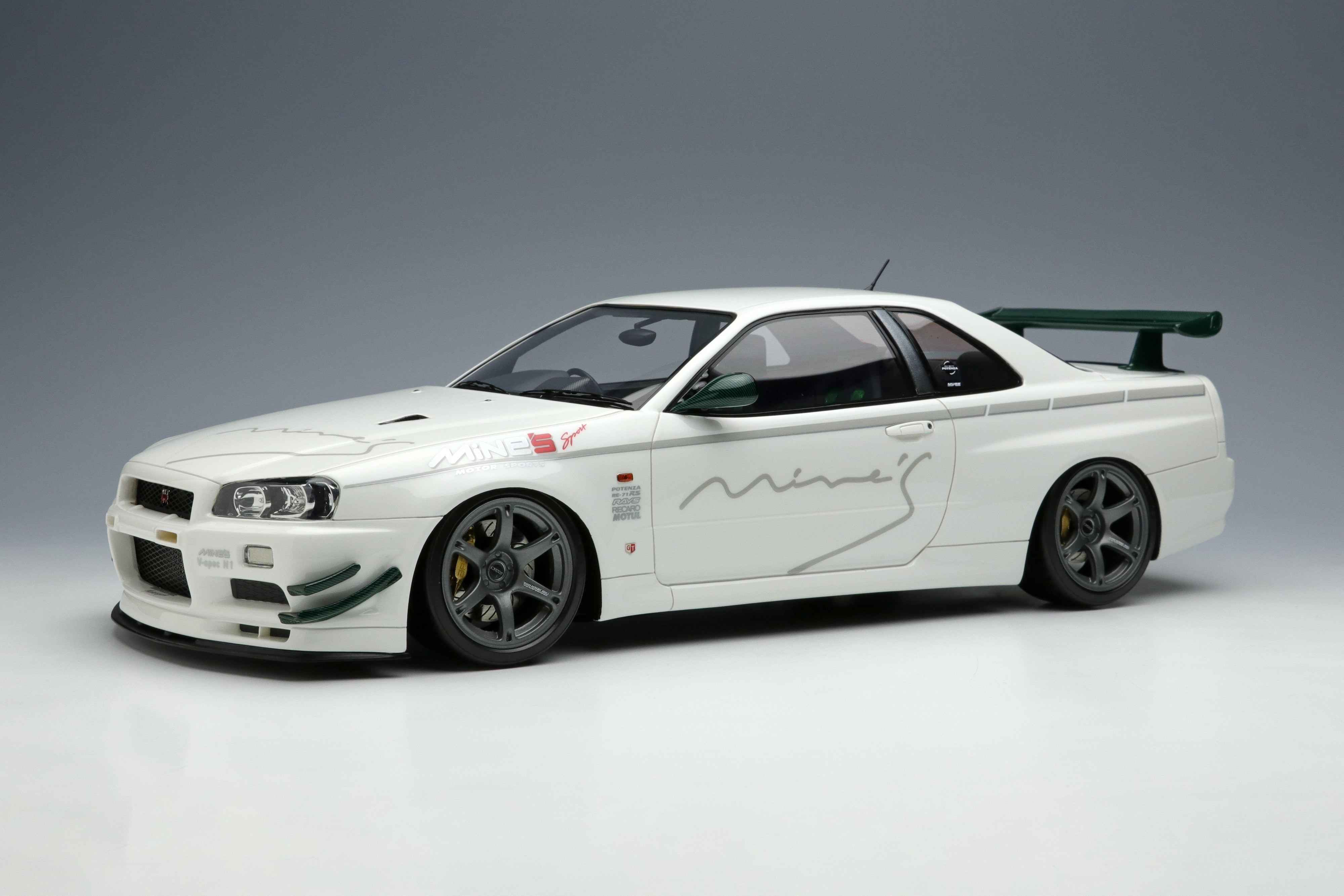1/18 MINE'S R34 Demo Car – builtbylegends