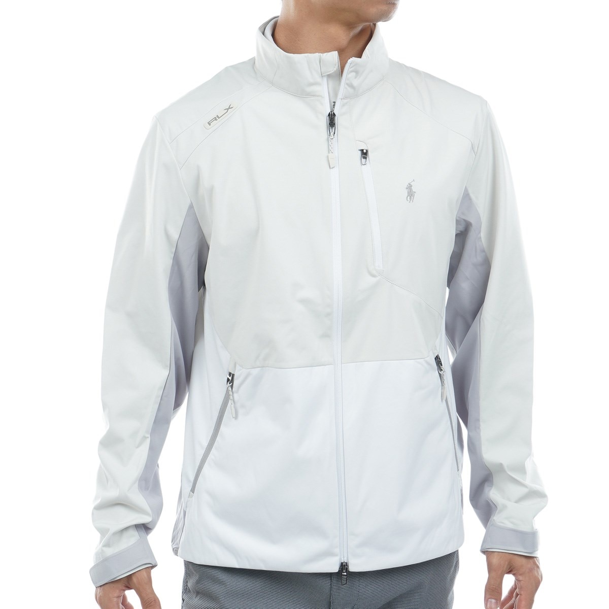 RLX ストレッチカラーブロック パッカブルジャケット(アウター