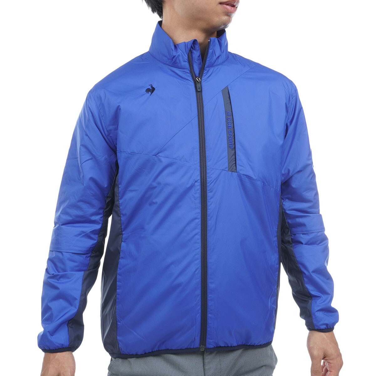 WEB限定カラー ストレッチ プリーツ 中綿 プレーブルゾン(アウター