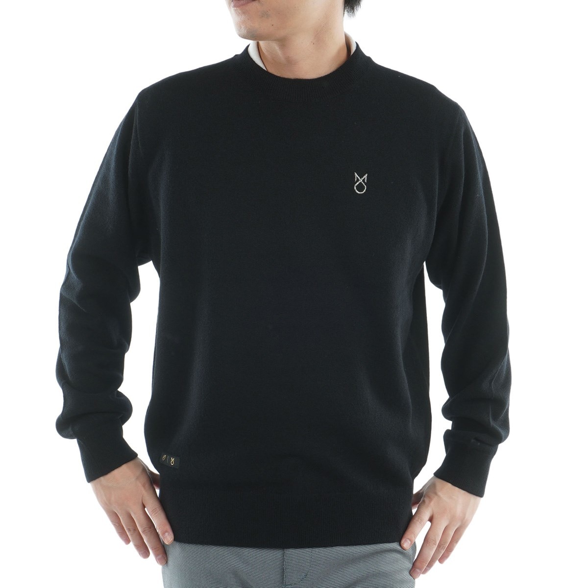 カシミヤプルオーバー 丸首セーター(中間着(セーター、トレーナー