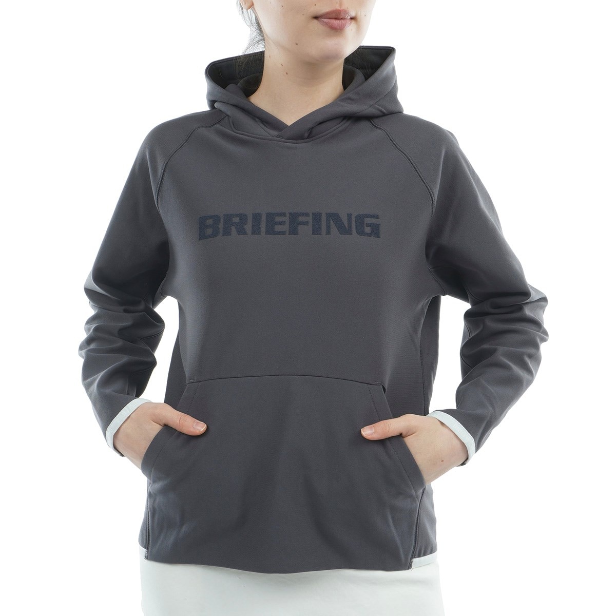 ストレッチ ロゴ フーディー レディス(中間着(セーター、トレーナー