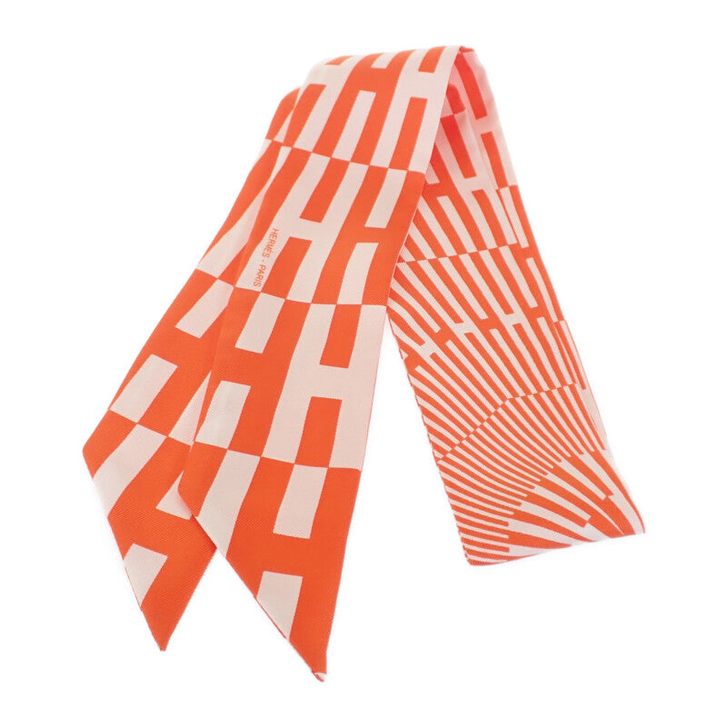 エルメス HERMES ツイリー OP'H 062423S_06 スカーフ シルク BLANC