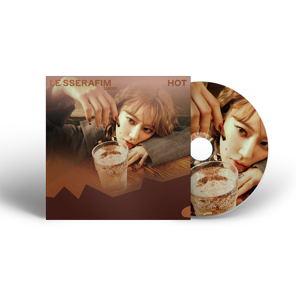 5th Mini Album 'HOT' Single CD (SAKURA ver.) - LE SSERAFIM