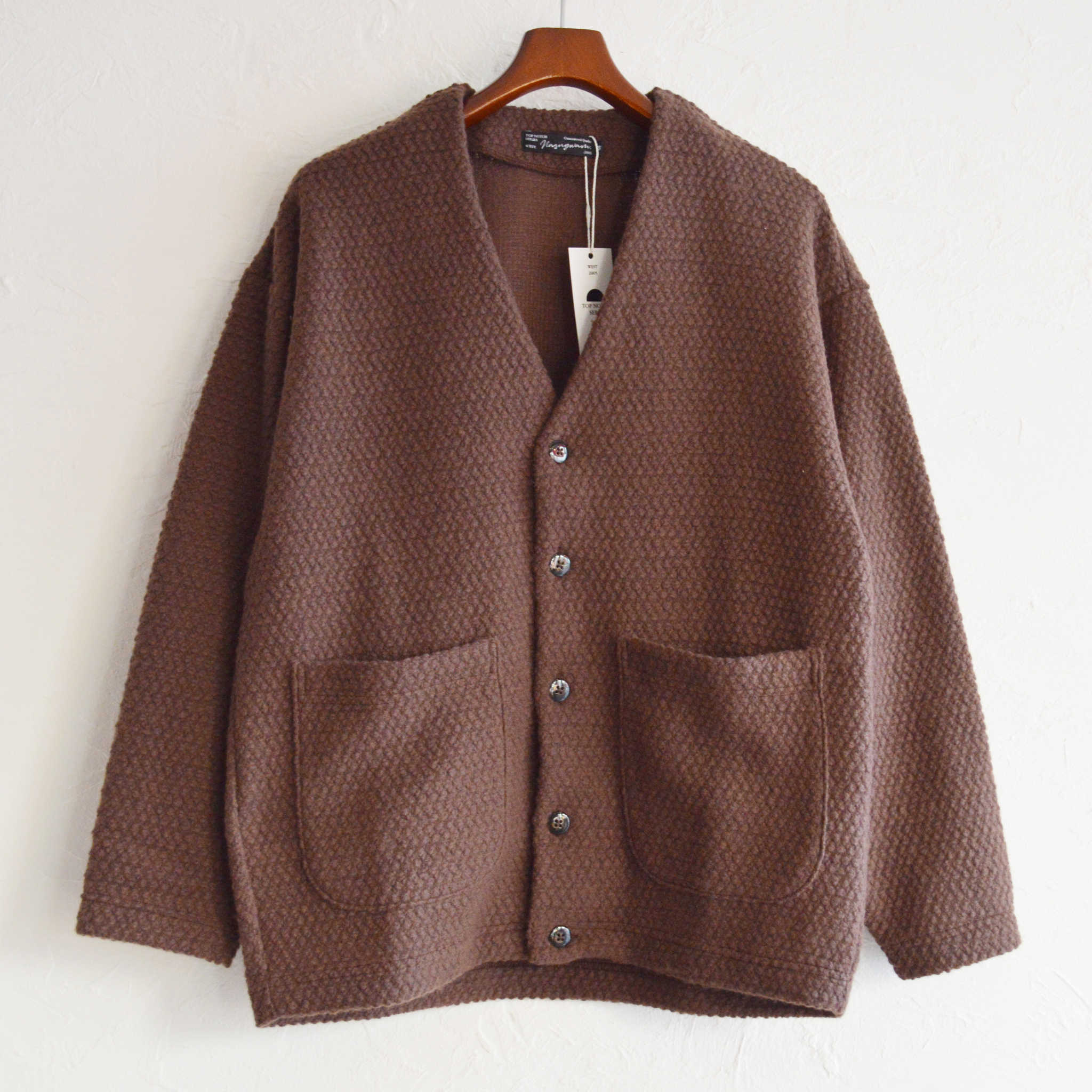 Nasngwam. ナスングワム / WALL CARDIGAN ウォールカーディガン (MISO