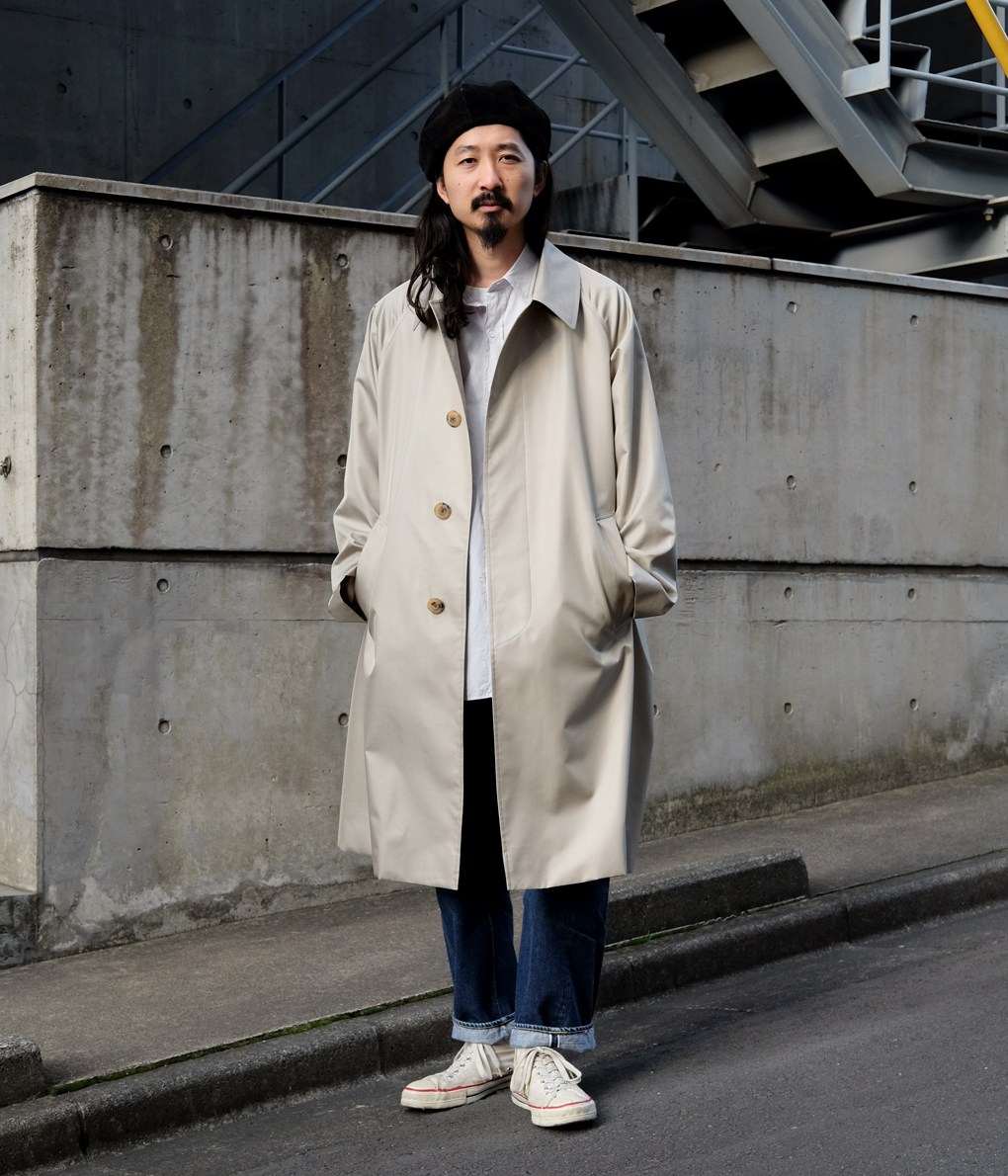 HERILL” -LEGENDSILKTWILL CAR COAT- | MAIDENS SHOP | メイデンズショップ