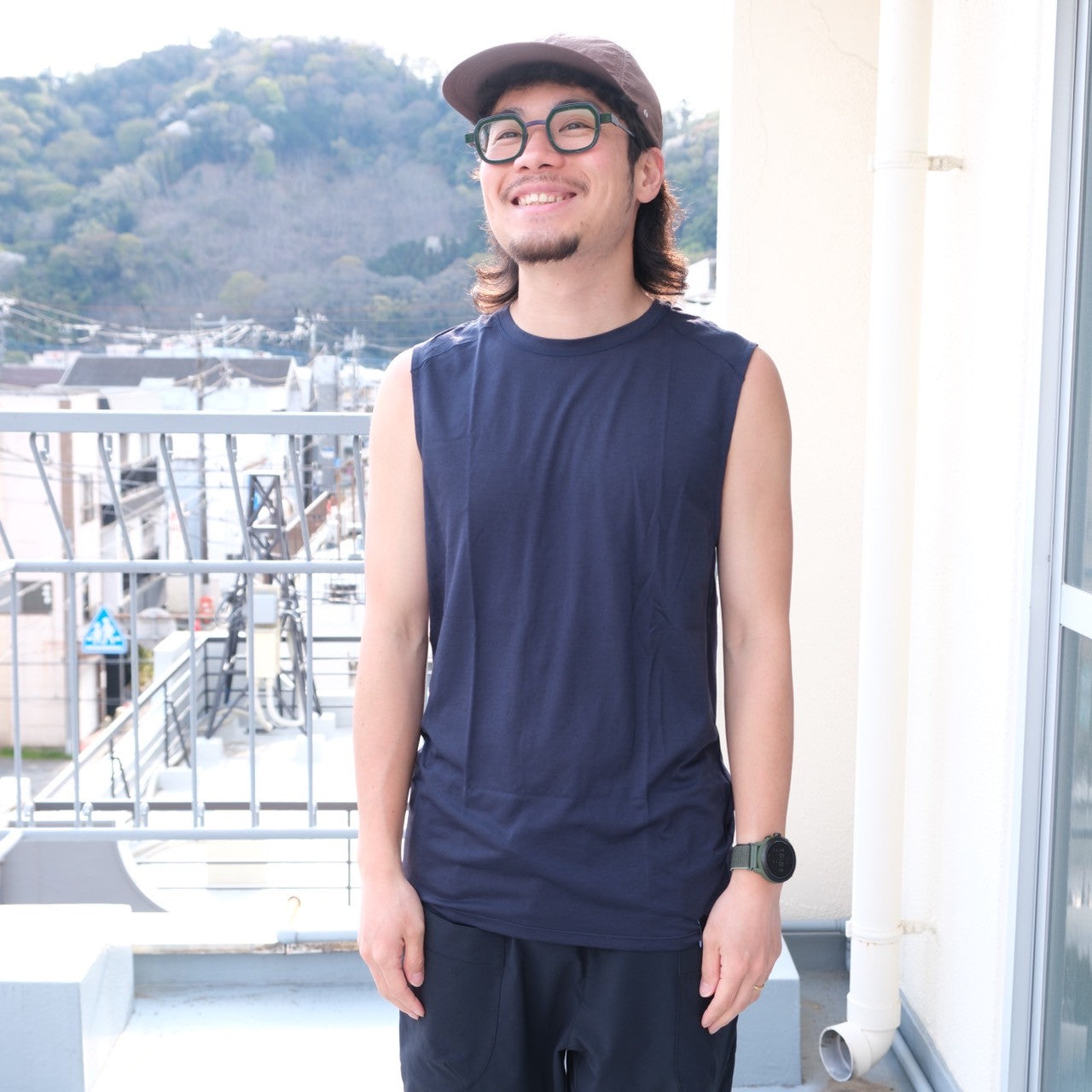 Axio Lite Non Sleeve Mens 2025（ウール×化繊／防臭・速乾