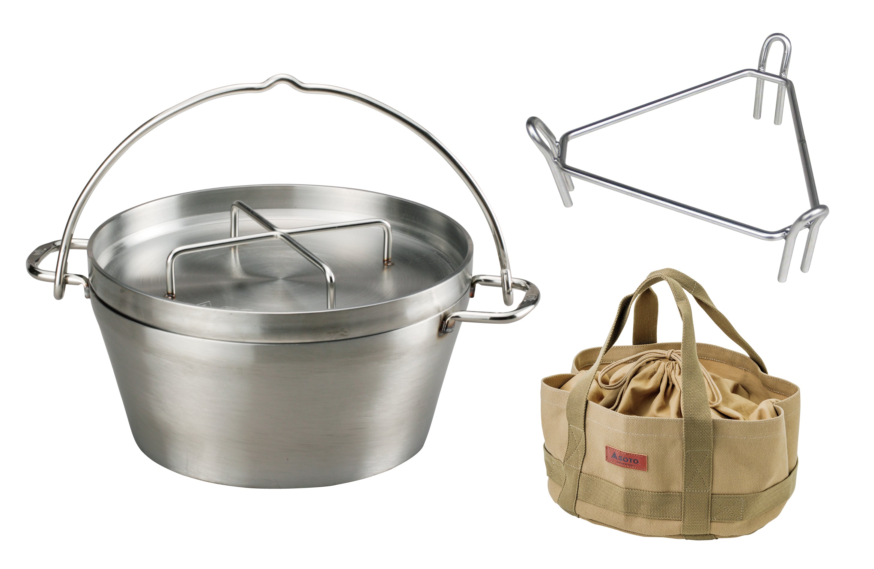 ステンレスダッチオーブン10インチセット – SOTO by Shinfuji Burner