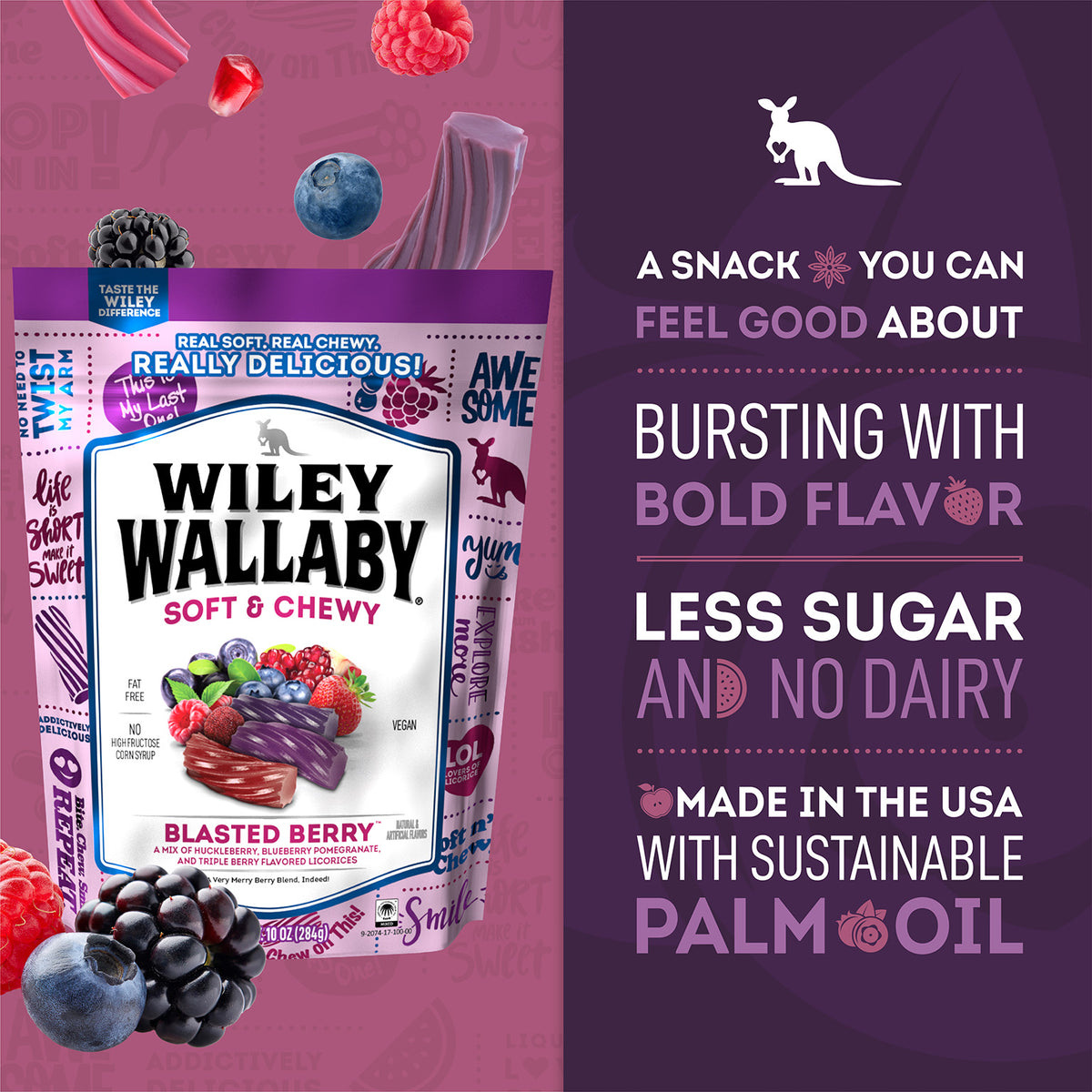Wiley Wallaby Blasted Berry | Shop Wiley Wallaby