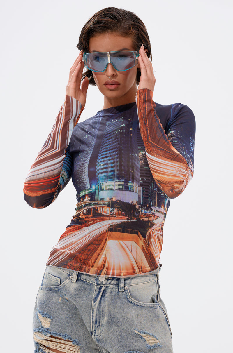 CITY LOVER MESH LONG SLEEVE – AKIRA