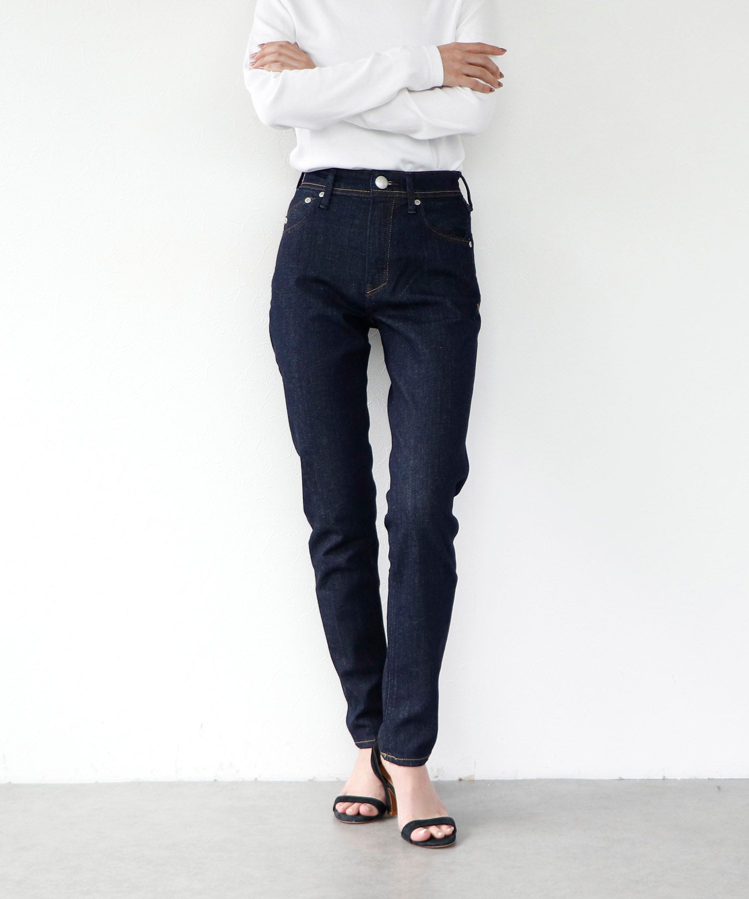 YANUK】RUTH スリムテーパード インディゴ – Sirin Online Store