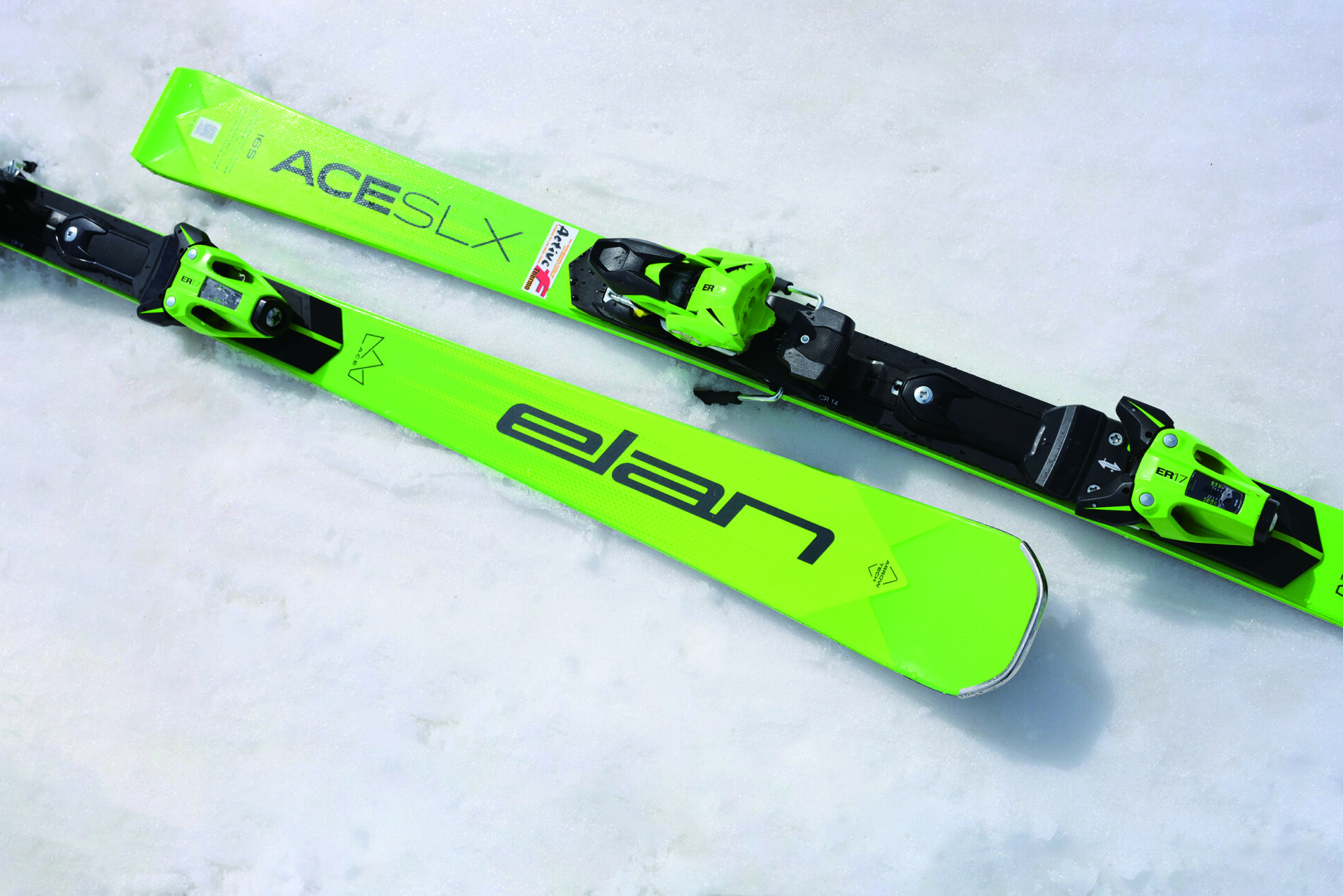 LPA アルペンスキー板 緑色 ポール付き スキー スキー板 | Alpen