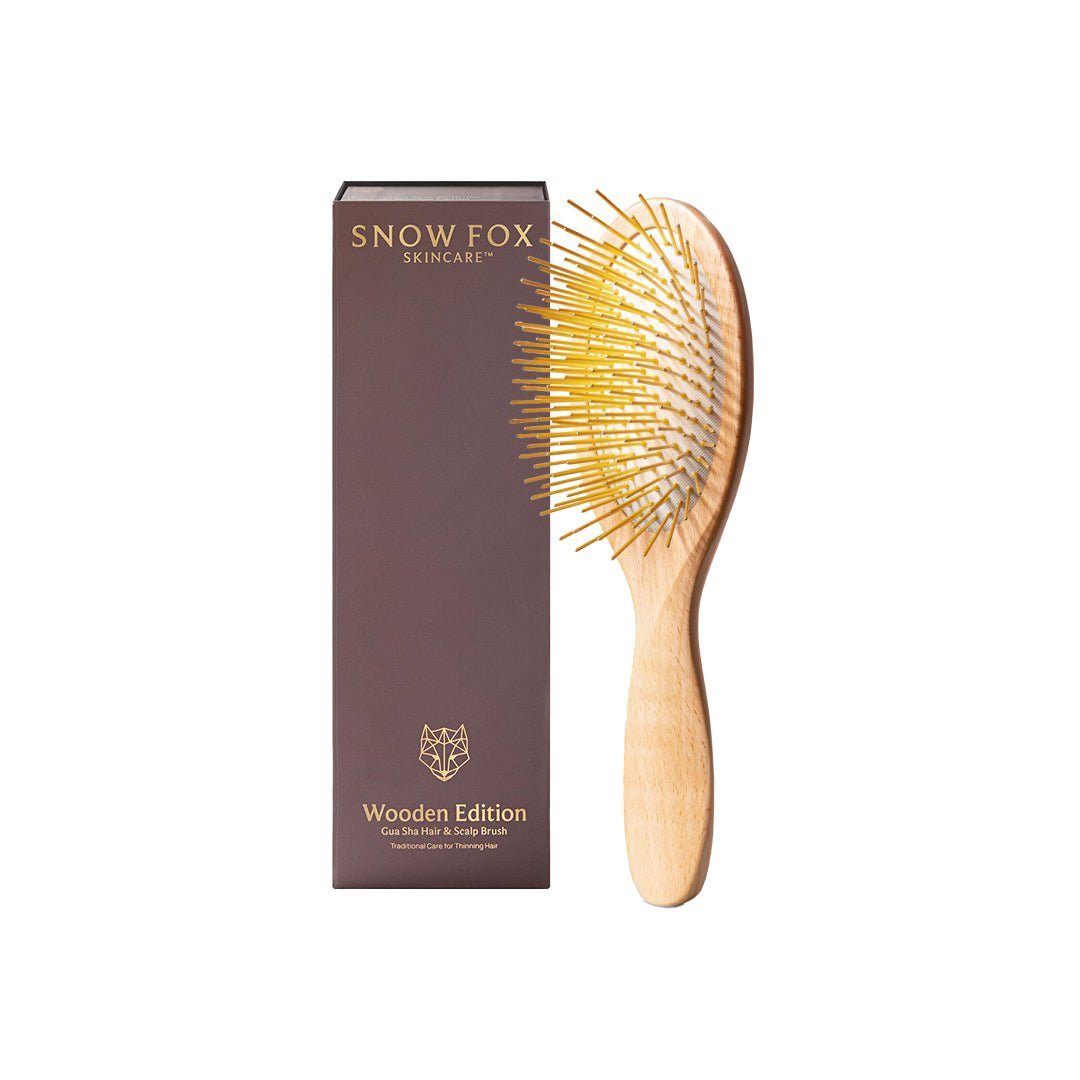 プレミアム FOXカッサ ウッド ヘアブラシ｜ SNOW FOX SKINCARE スノー