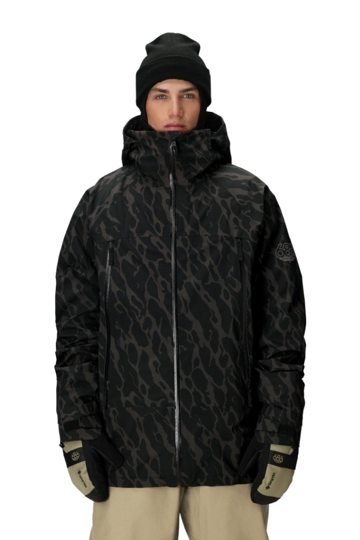 686 ロクハチロク MENS SMARTY 3-IN-1 RODEO 3L JACKET BLACK FRACTURE