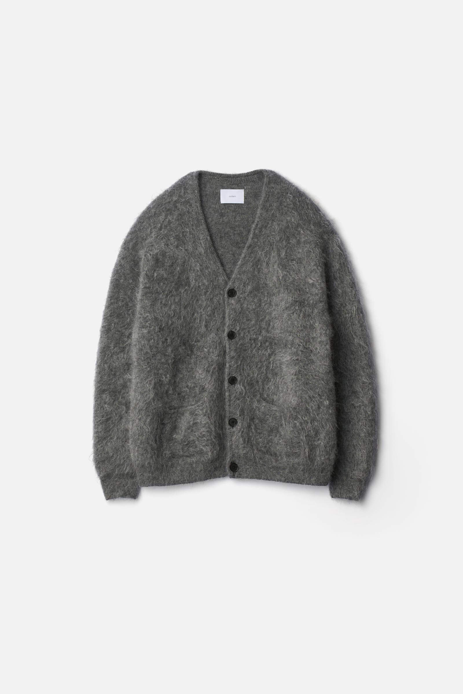 KID MOHAIR KNIT V NECK CARDIGAN – ssstein