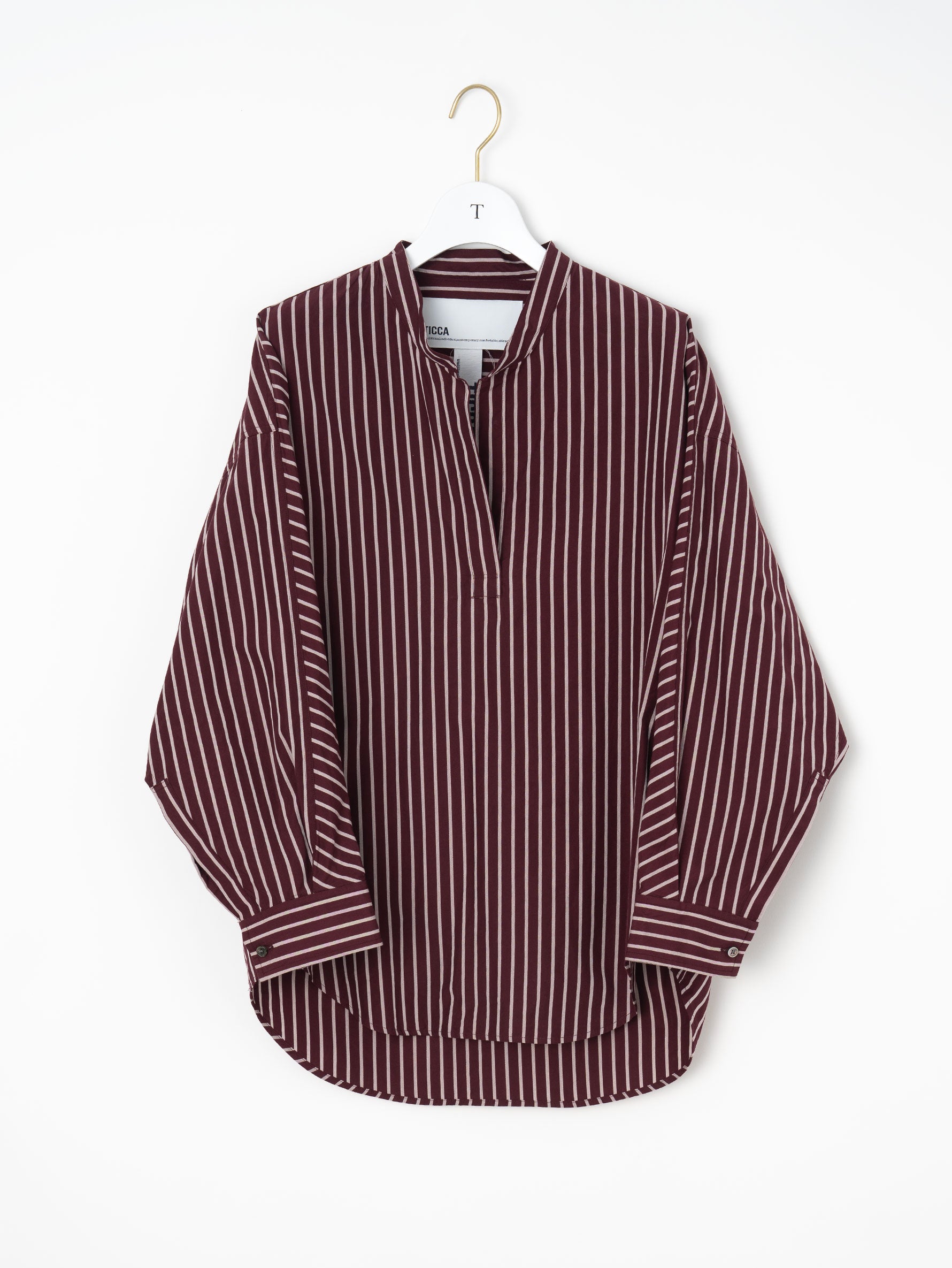 ノーカラースキッパーシャツ TBFS-015