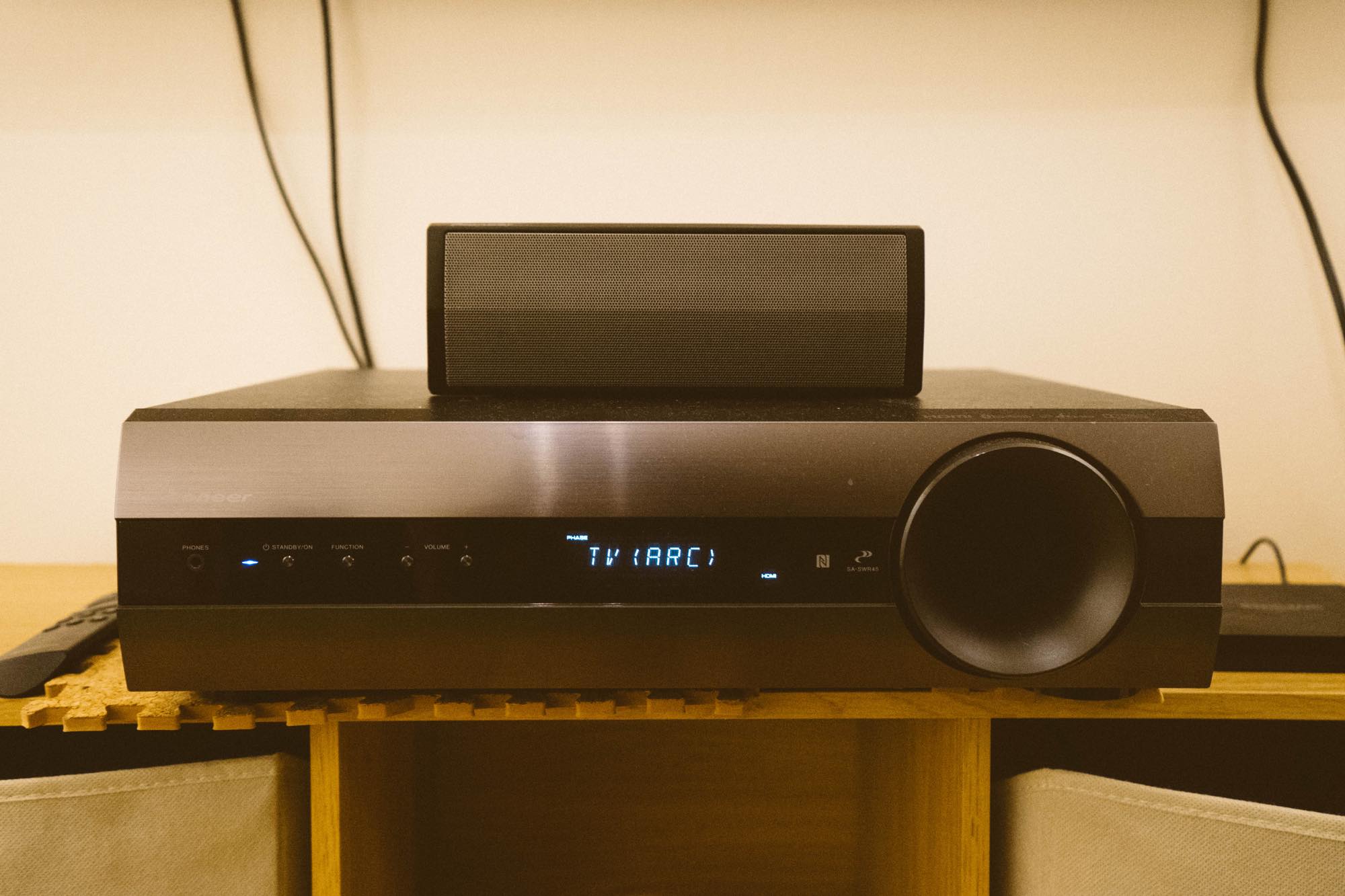 1人暮らしホームシアター③：臨場感抜群。パイオニアの 5.1ch