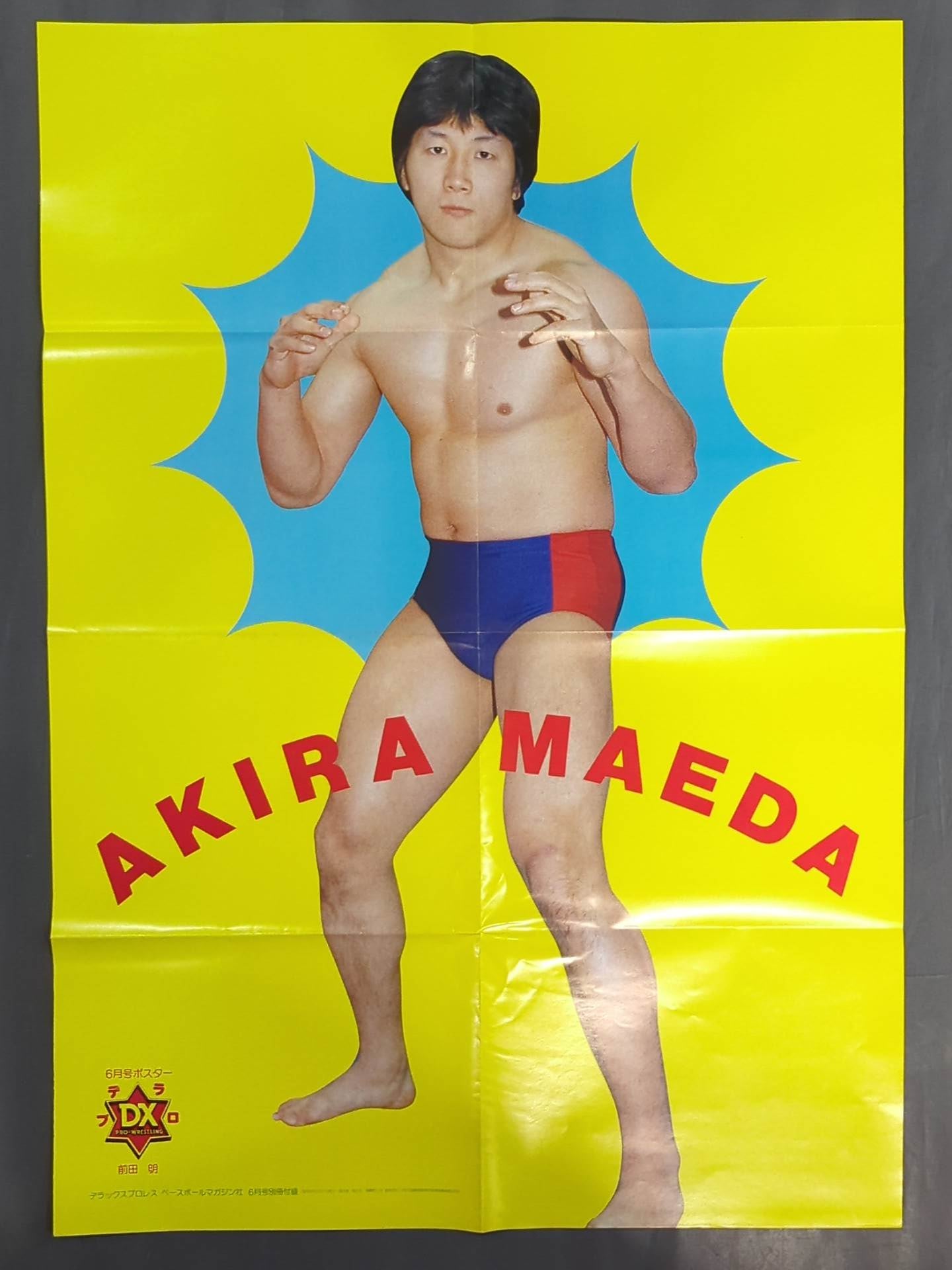 前田日明 雑誌付録ポスター – 闘道館