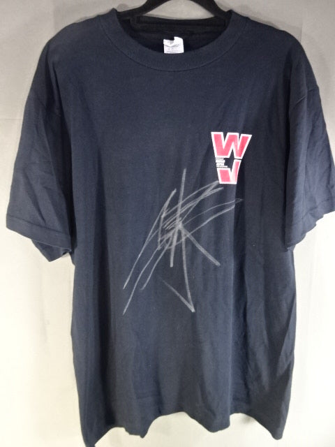 佐々木健介 直筆サイン入り】WJ MAGMA02Tシャツ①(ブラック) – 闘道館