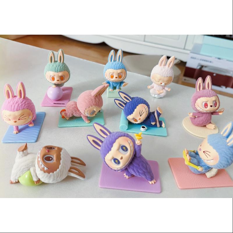 Labubu The Monsters Lazy Yoga Series Whole Set Opened – TOYSEZ
