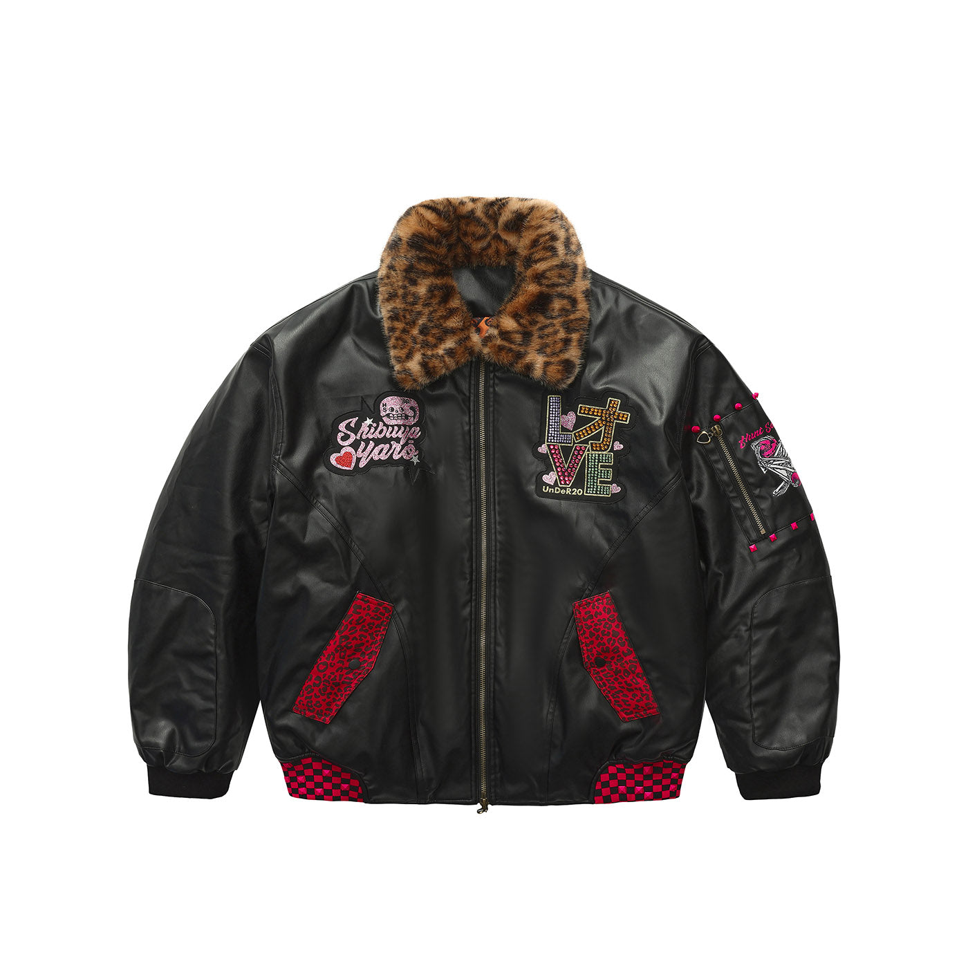 UnDeR20 Y2K “Shibuya Yaro” Leather Jacket – UnDeR20 Online Store