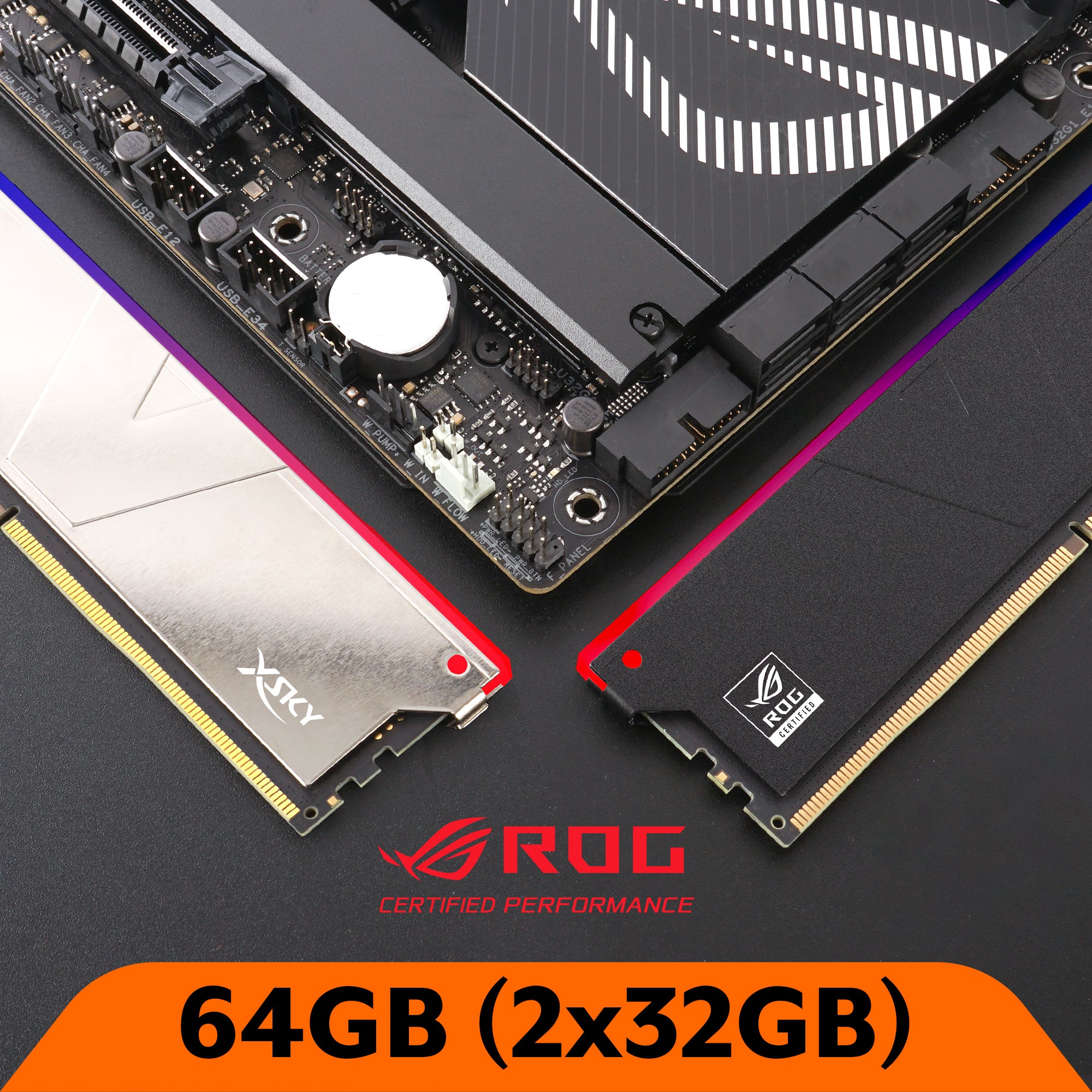 DDR5 | [Manta] ROG-Certified XSky RGB | 64GB (32GBx2) | インテル