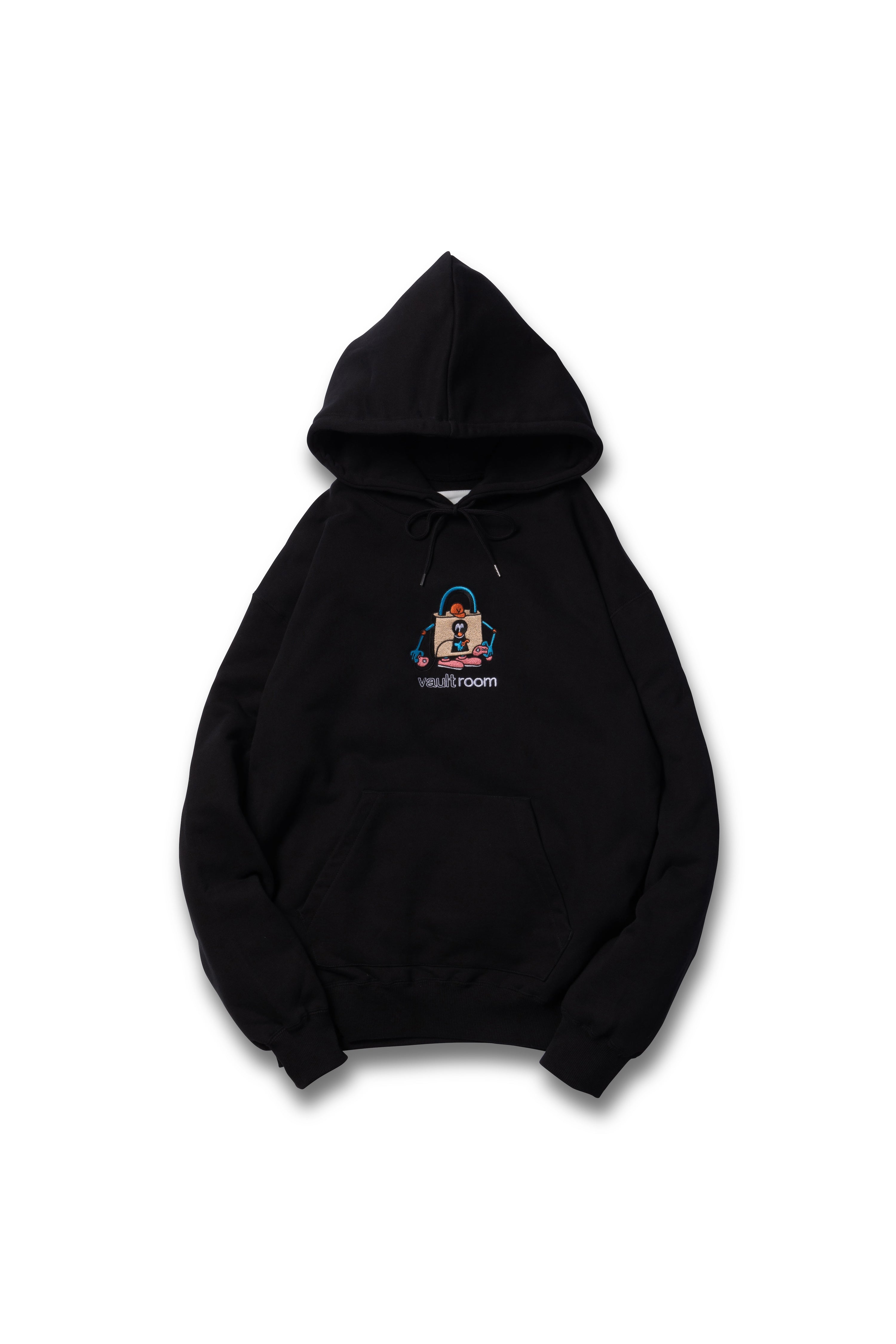 VAULTROOM LOGO HOODIE / BLK