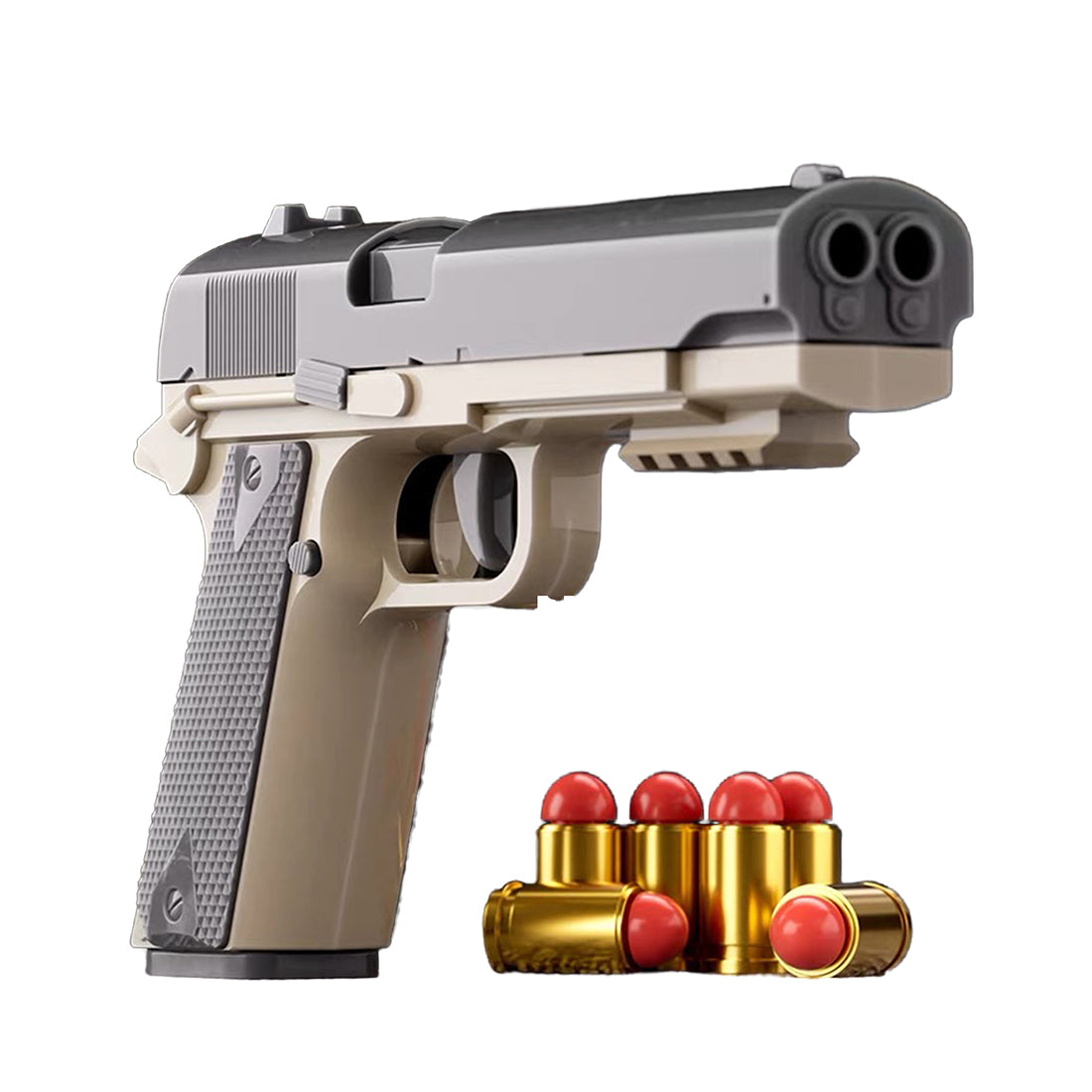 ハンドガン風おもちゃ銃 1911 スプリングカート式 フィンガー