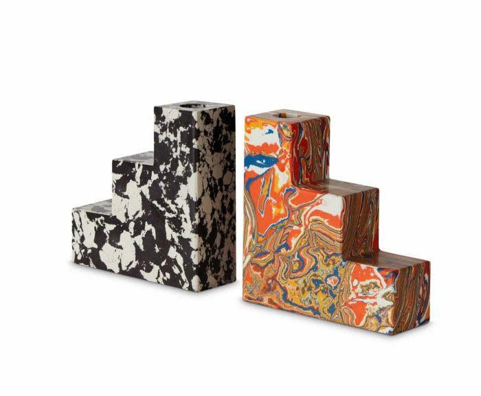 SWIRL STEPPED BOOKEND SET – Tom Dixon ONLINE STORE – トム