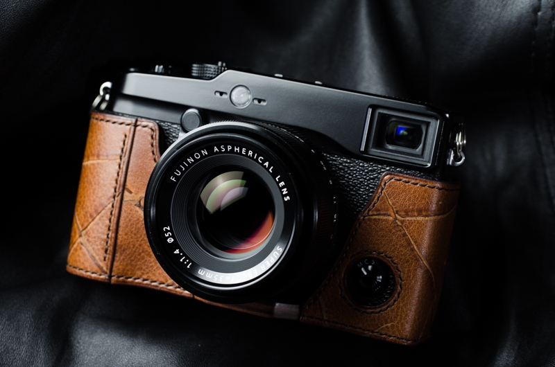 X-pro1用速写ケースアキャブコニャック 【鳥井工房】カメラの速写