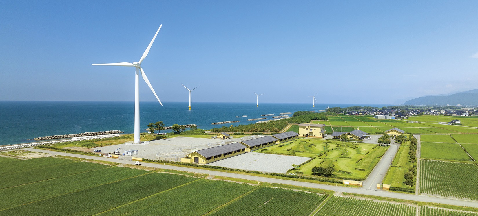 入善浄化センター風力発電設備の概要／入善町