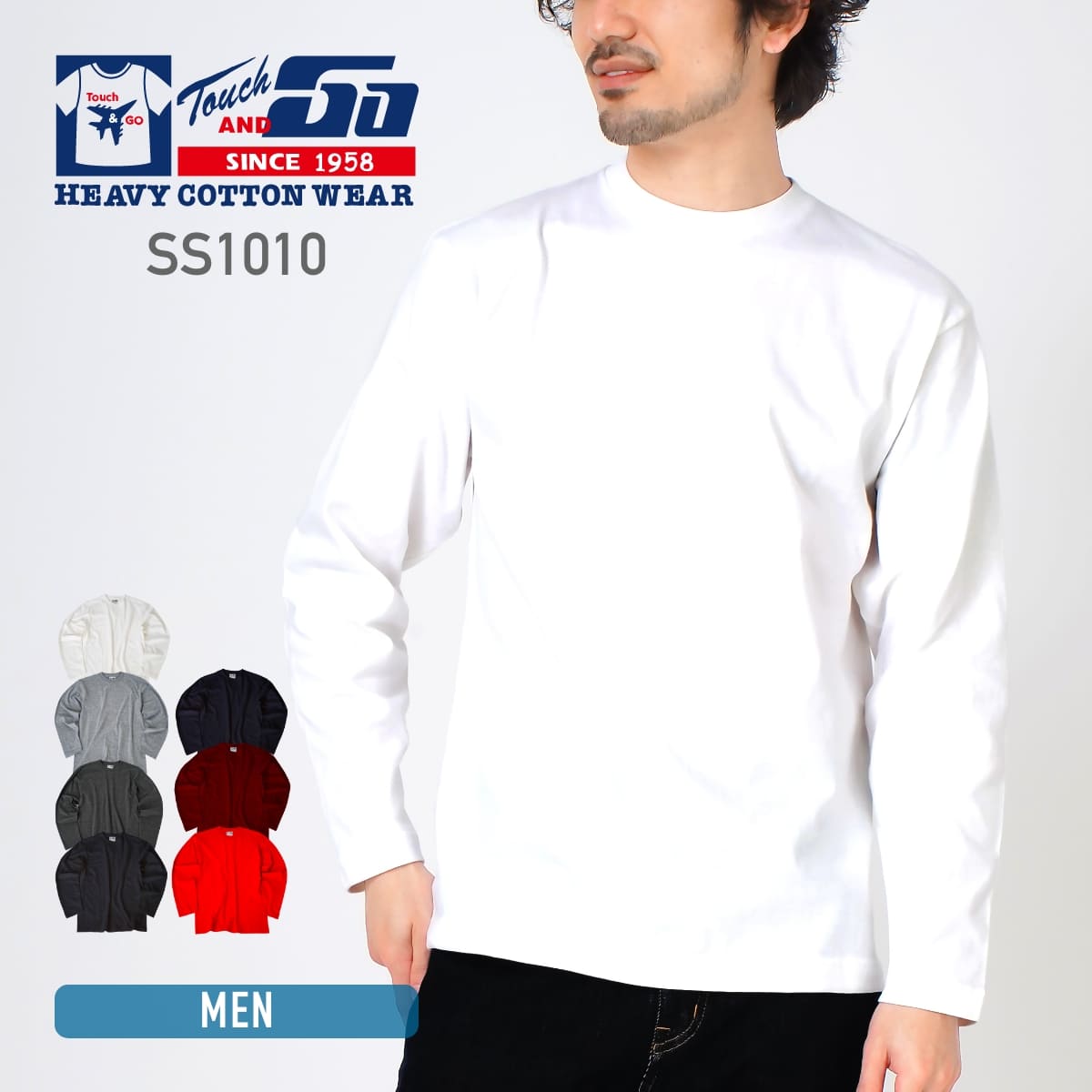 Touch and Go ロングスリーブTシャツ | メンズ | 1枚 | SS1010