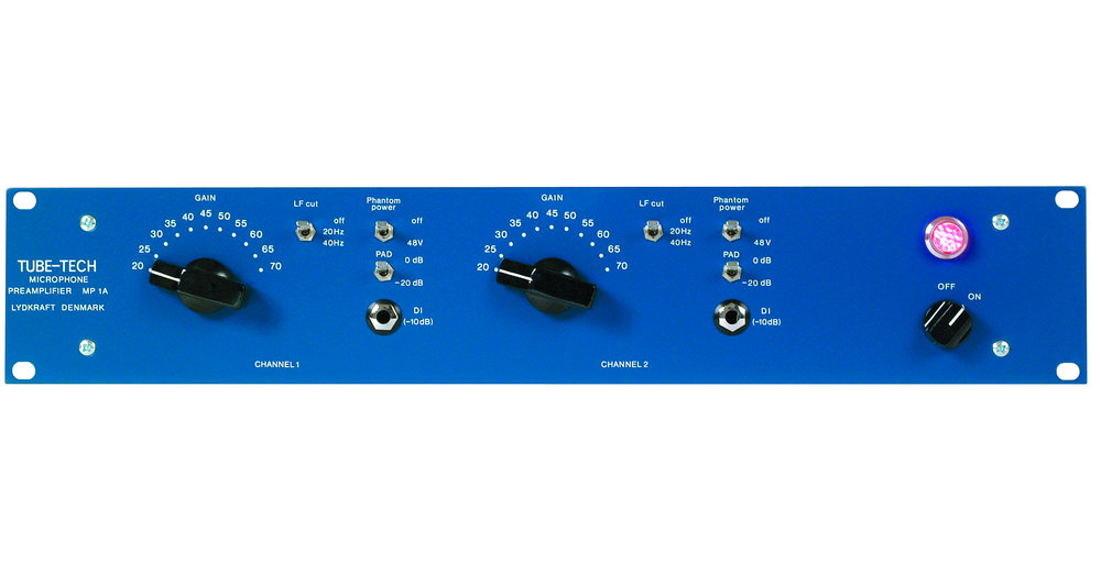 MP 1A Mic Preamp and DI (Discontinued) – TUBE-TECH