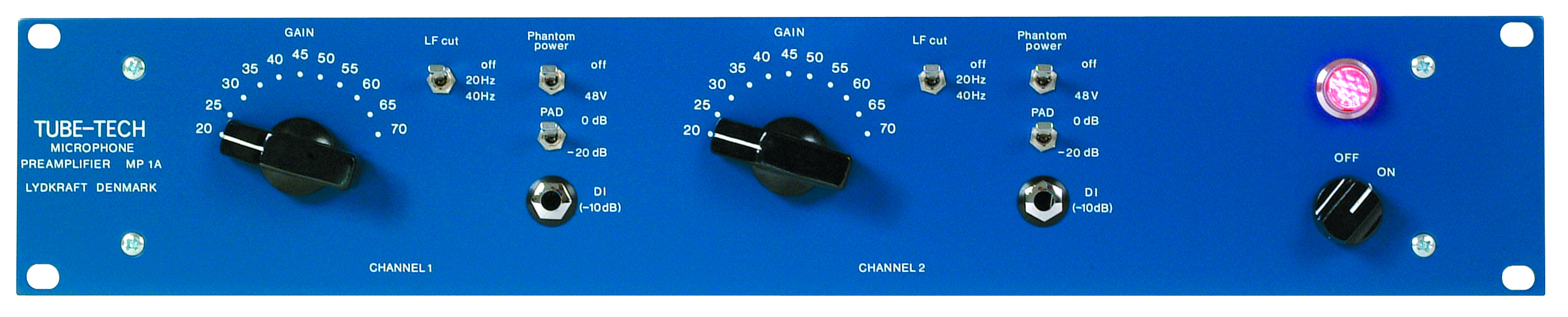 MP 1A Mic Preamp and DI (Discontinued) – TUBE-TECH