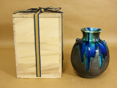 委託販売品紹介～加藤綱助作 青銅釉壷