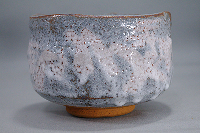 孝山窯 中村孝二作 鼠志野茶碗 【器道楽】