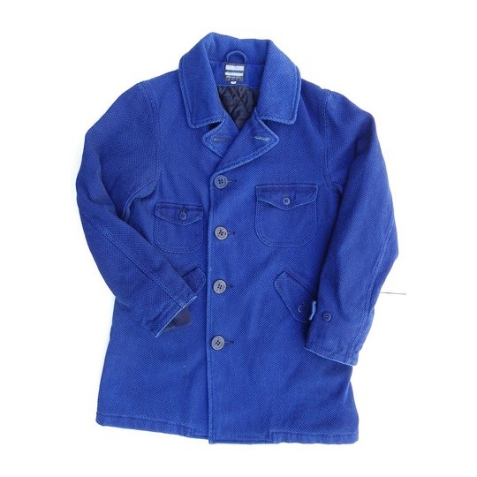 桃太郎ジーンズ インディゴ刺し子！軽くて暖かいシンサレート中綿入り