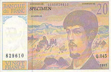 Paris - 街に出よう！ - ﾌﾗﾝｽﾌﾗﾝ紙幣・硬貨ｻﾝﾌﾟﾙ