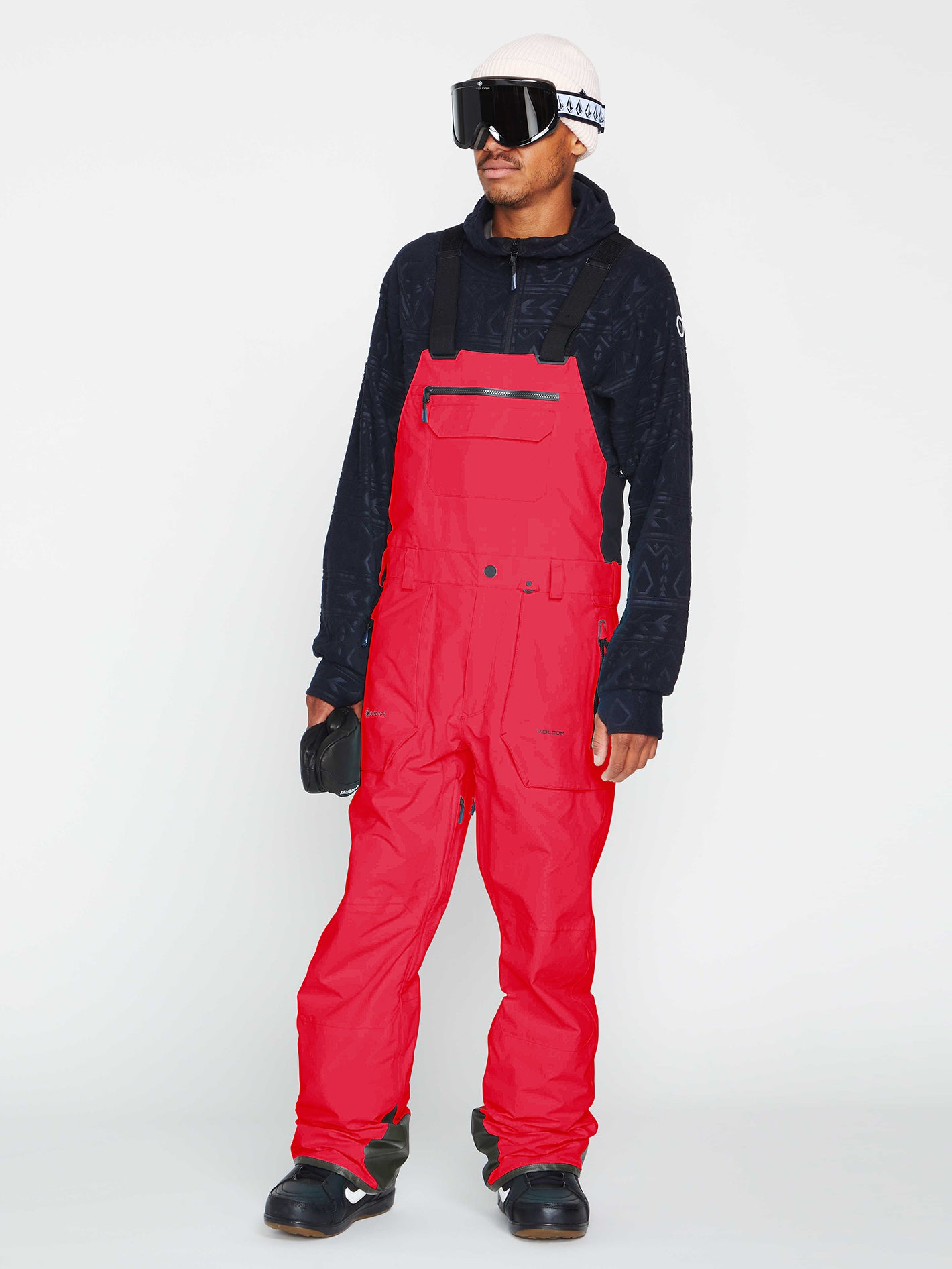 Rain Gore-Tex Bib Overall - Red | Volcom Europe