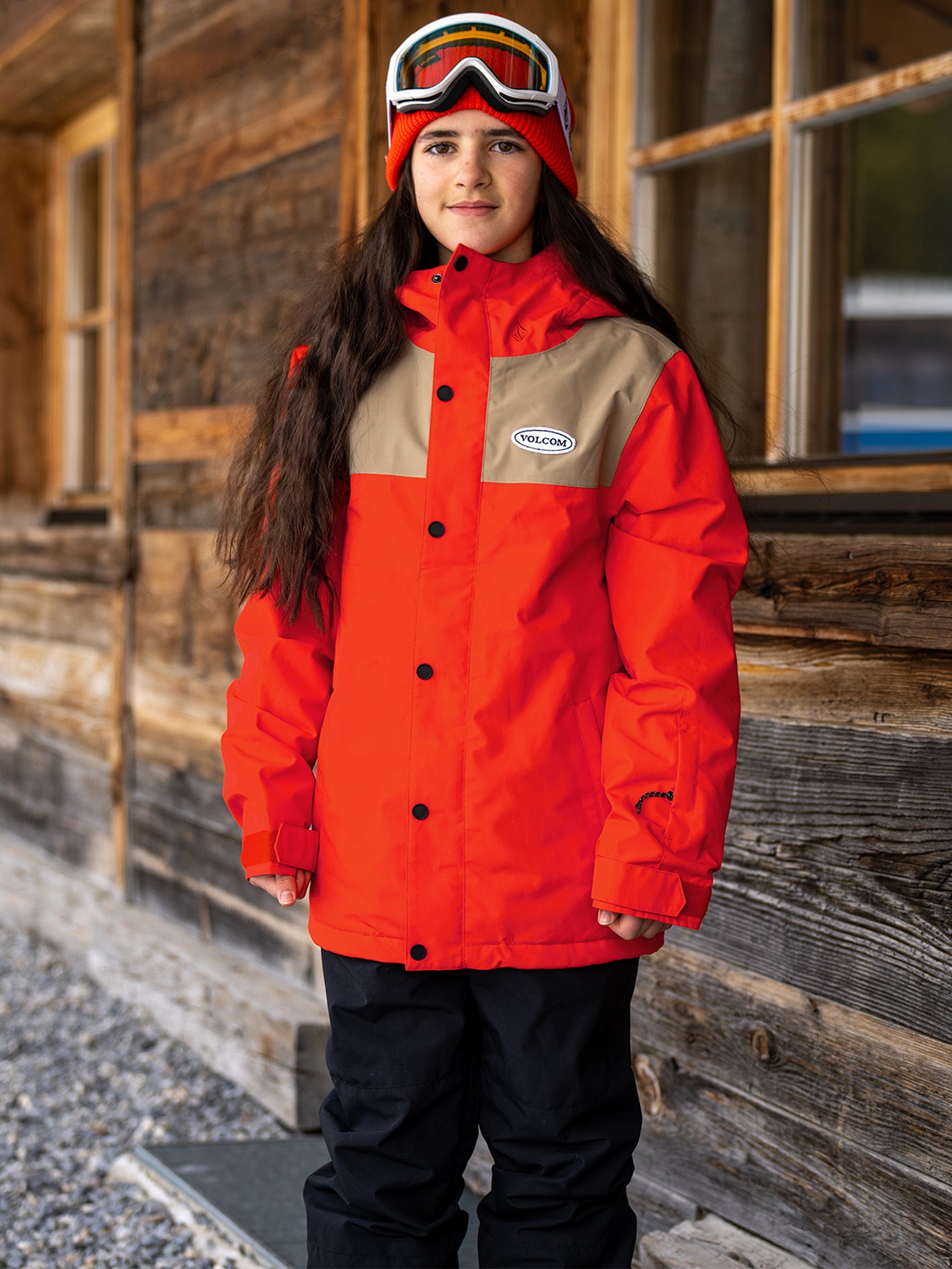 Stone.91 Insulated Jacket - ORANGE SHOCK - (KIDS) - Volcom EU