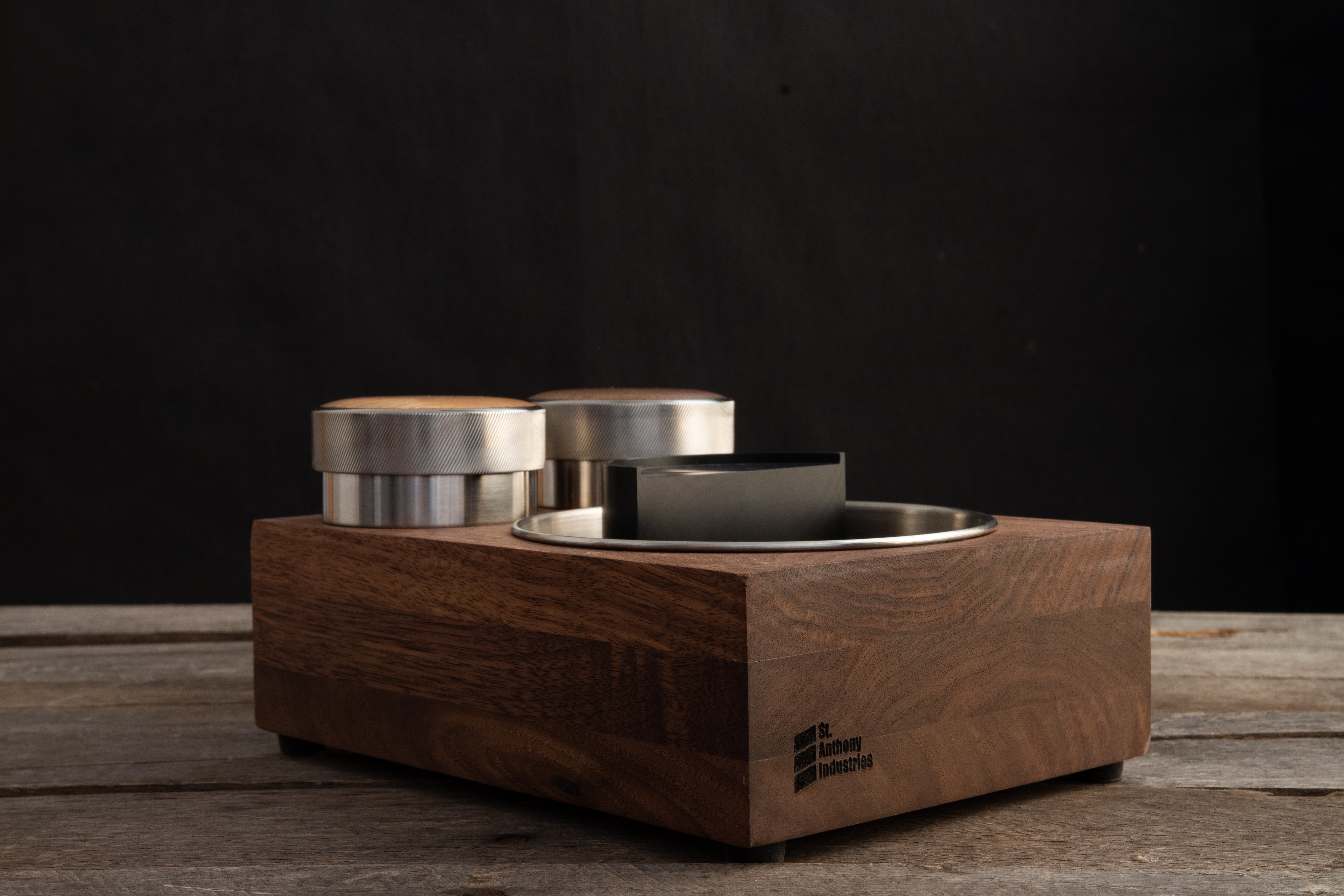 Saint Anthony Industries The Bloc Espresso Knock Box + Tamp