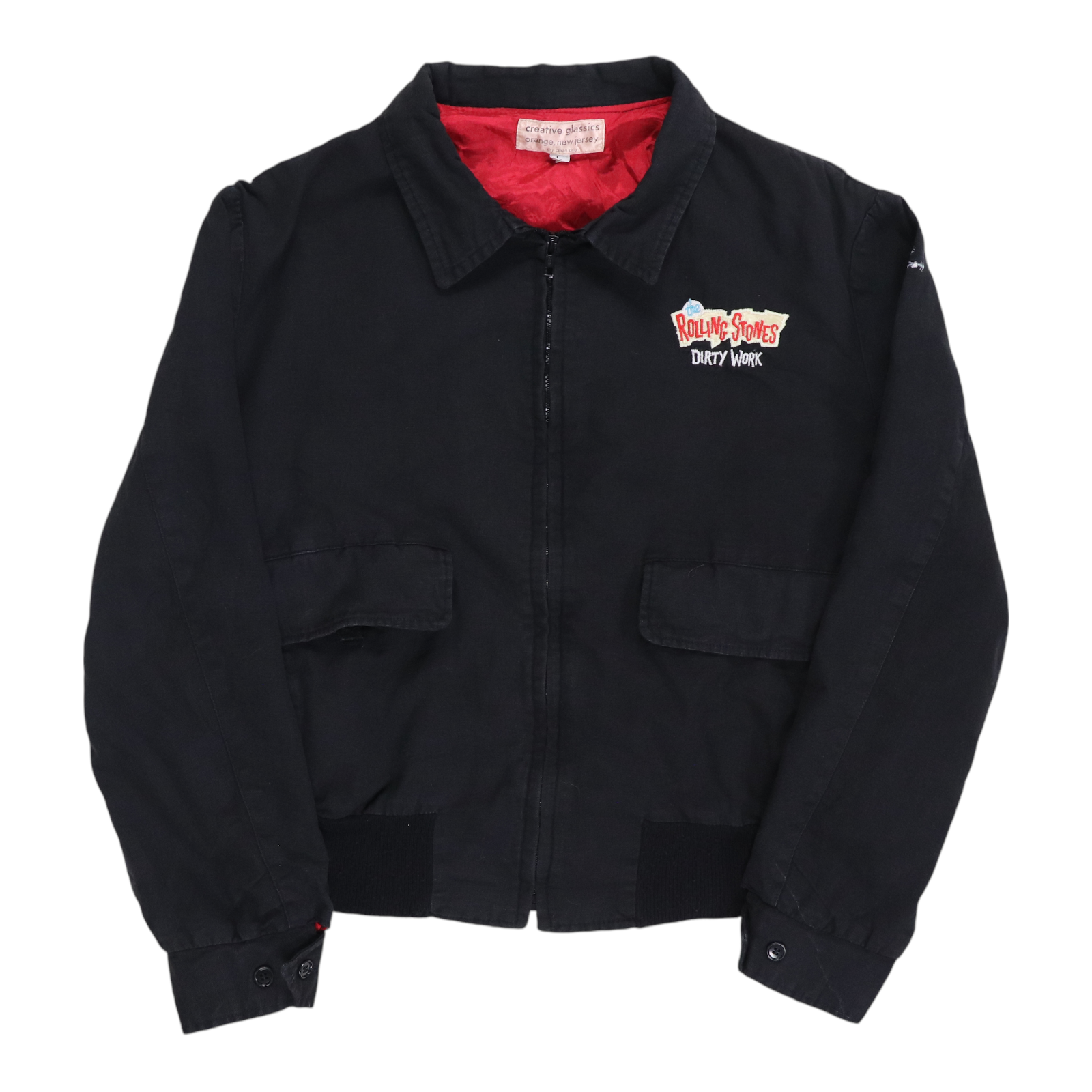 Original vintage 1986 Rolling Stones Dirty Work Tour Jacket | WyCo